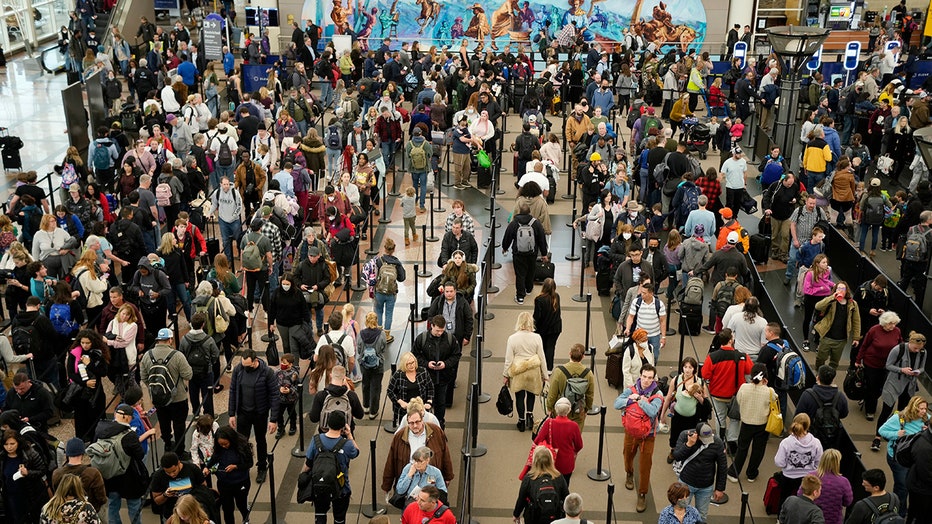 Hundreds of travels stuck at airport