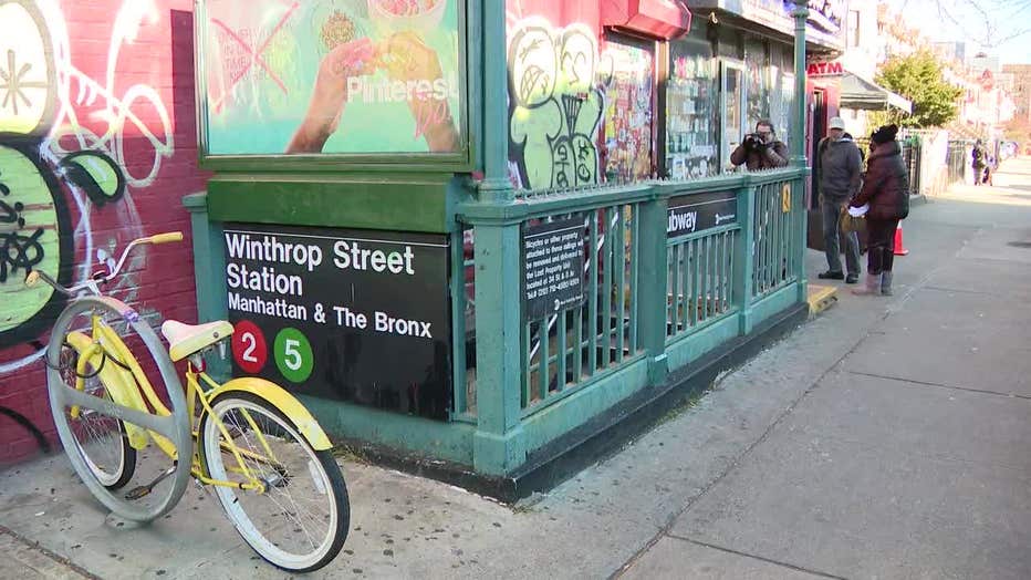 The 21-year-old woman was attacked as she was walking out of the Winthrop & Nostrand Ave. Station in Prospect Lefferts Gardens