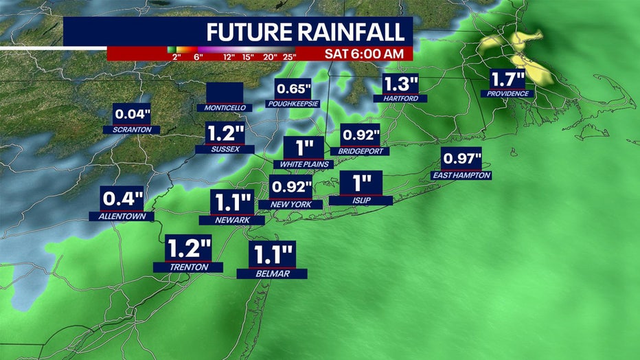 Future rainfall map for 12/15/22