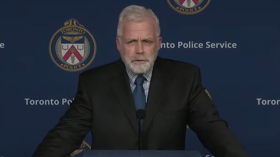 Detective Sergeant Terry Browne updates details on a Toronto murder.