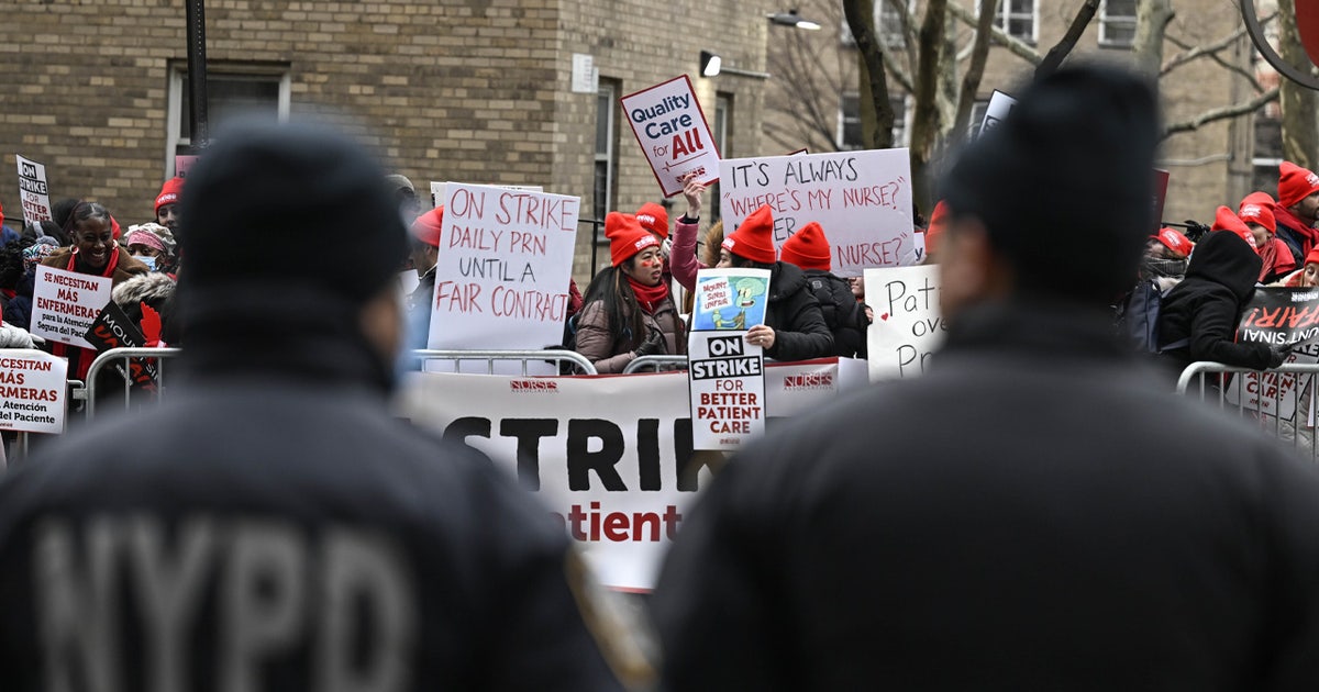 Nurses strike for 3rd day at two big NYC hospitals | FOX 5 New York