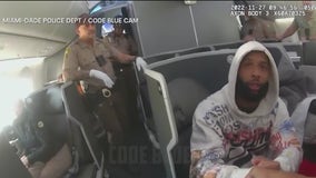 Bodycam footage shows Odell Beckham Jr's removal from plane in November
