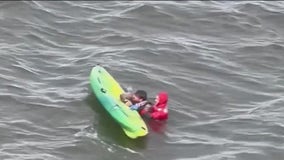 Suffolk County Police rescue hunter after kayak capsizes
