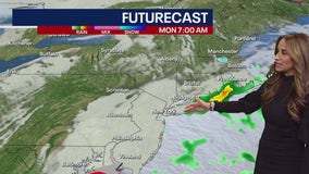 NYC weather: Rain, some snow could impact Monday morning commute