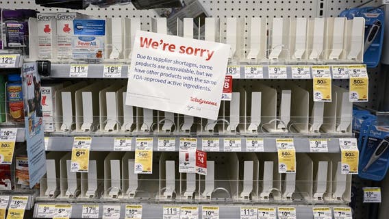 Walgreens ends purchase limit on children's fever medication