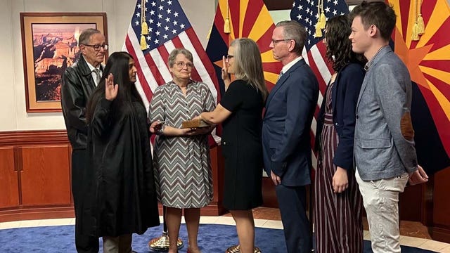 Katie Hobbs sworn in as Arizona governor