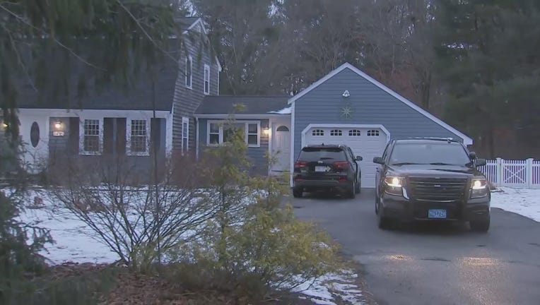 Scene outside Massachusetts home 2