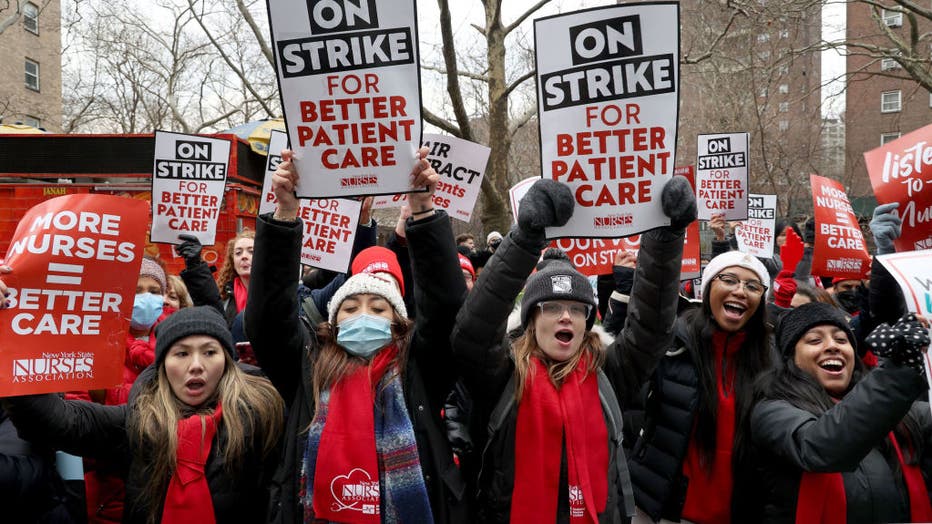 BIZ-WRK-NURSES-STRIKE-NY