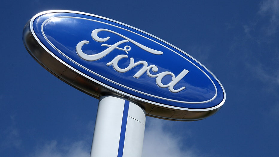 The Ford Motor Company logo is seen July