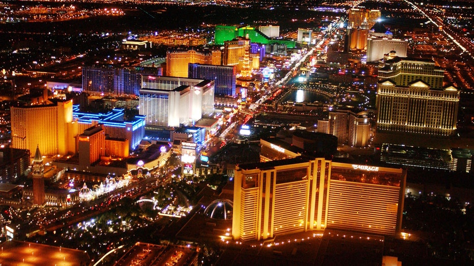 Las Vegas Boulevard Aerial Views
