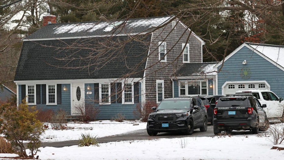 Duxbury, MA - January 25: 47 Summer Street. Duxbury police and fire were called to the home by a man who reported that a woman had jumped out of a window at the residence. Police discovered the bodies of two deceased children in the house. (Photo by David L. Ryan/The Boston Globe via Getty Images)