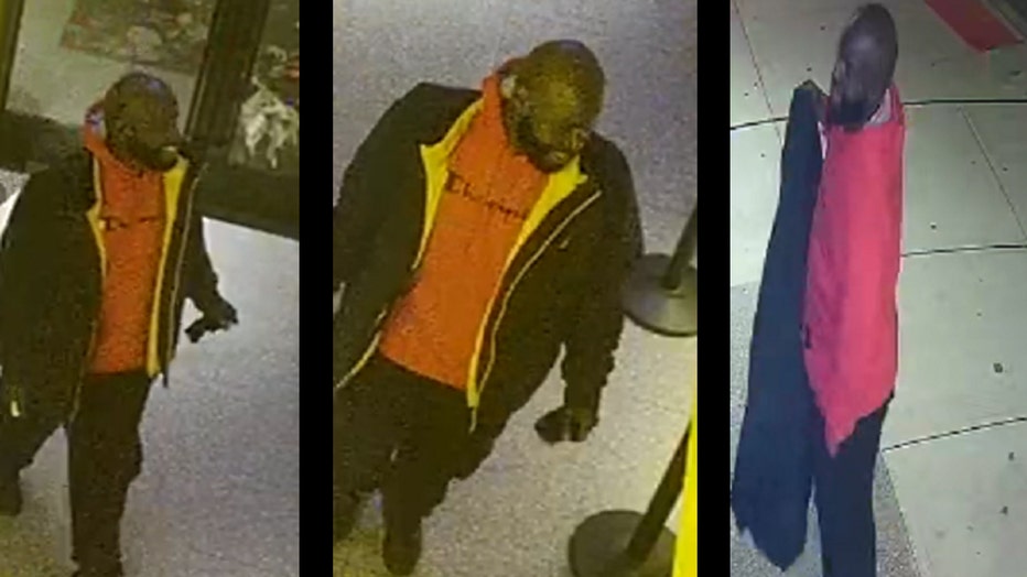 The NYPD released images of the man wanted in connection with Patterson's death.