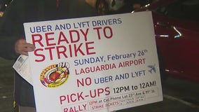 Uber, Lyft drivers prepare to strike at LaGuardia