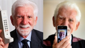 Man credited with inventing cellphone sees dark side, but also hope in new tech