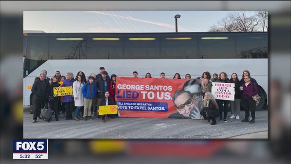 George Santos ducks constituents who showed up on Capitol Hill to demand he resign
