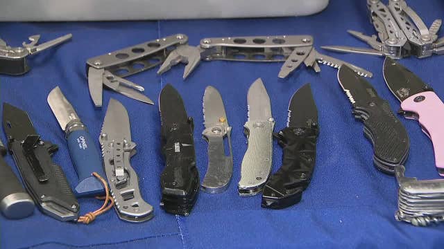 See the items that TSA took away in one week at Newark-Liberty