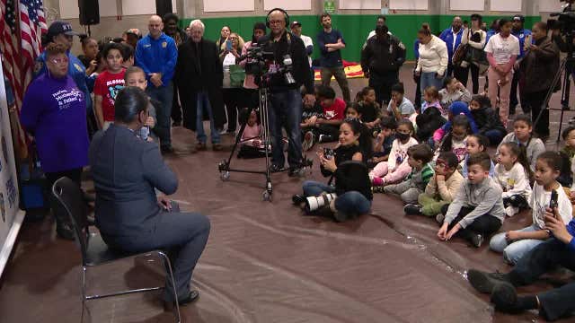 NYPD Commissioner Keechant Sewell interrogated by kids