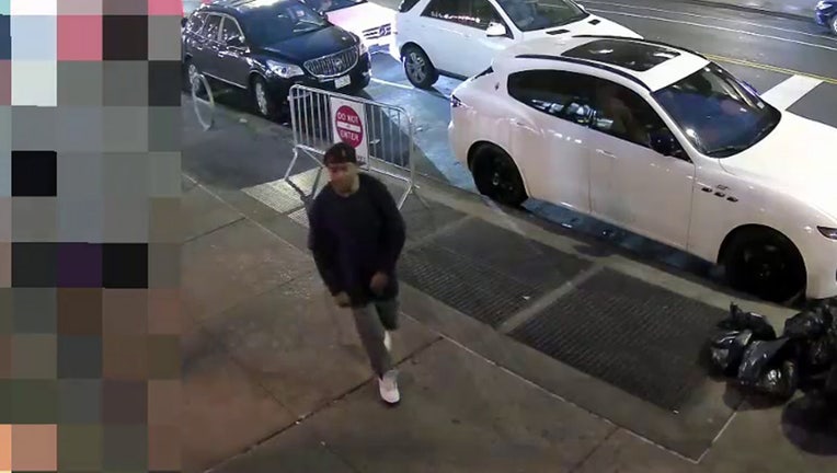 Elderly shove suspect