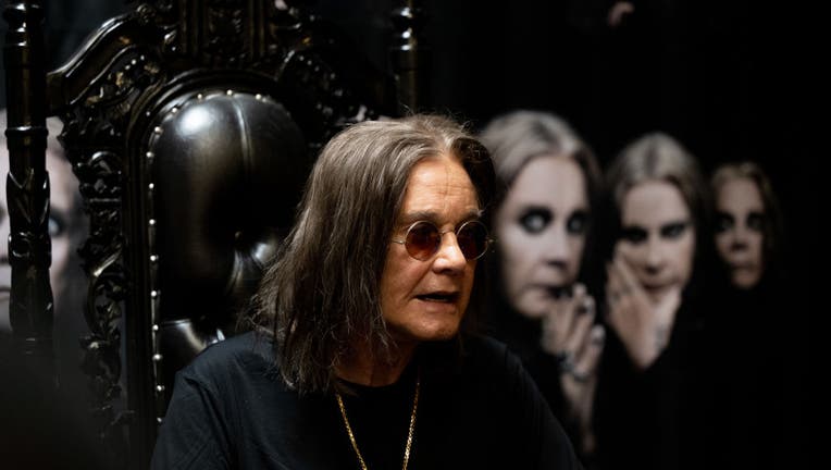 Ozzy Osbourne Signs Copies Of His Album 