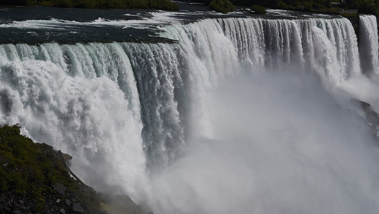 A general view of Niagara Falls State Park in Niagara Falls, New York, United States on June 19, 2022. (Photo by Mustafa Hussain/Anadolu Agency via Getty Images)