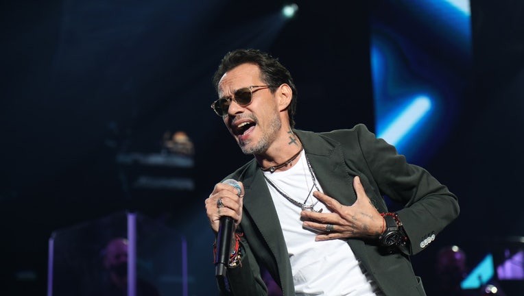 NEW YORK, NEW YORK - FEBRUARY 11: Marc Anthony performs on stage at Madison Square Garden on February 11, 2022 in New York City. (Photo by Manny Carabel/Getty Images)