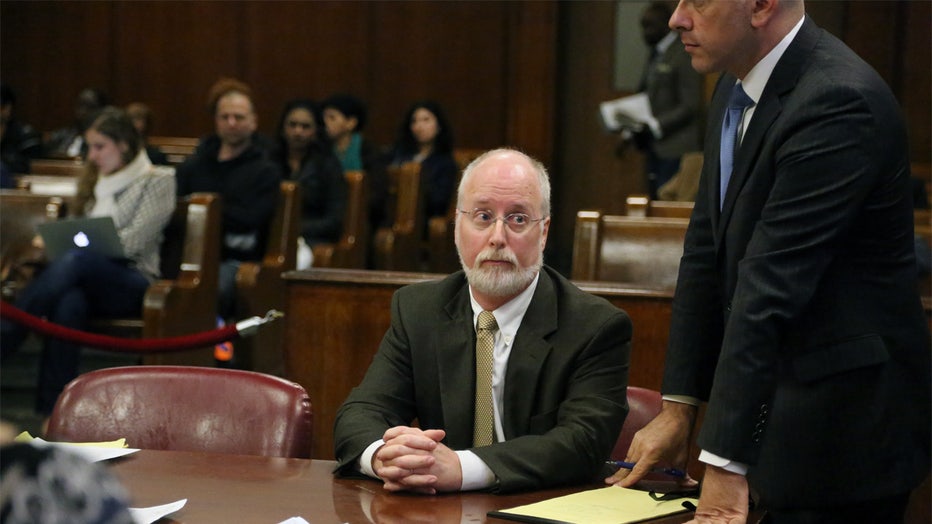 Dr. Robert Hadden apears in Manhattan Supreme Court on Thursday, November 6, 2014. Hadden, a former Columbia Presbyterian gynecologist, is charged with allegedly fondling and performing oral sex on patients between September 2011 and June 2012 at his Washington Heights and Upper East Side ofices.(Photo by Jefferson Siegel/NY Daily News via Getty Images)