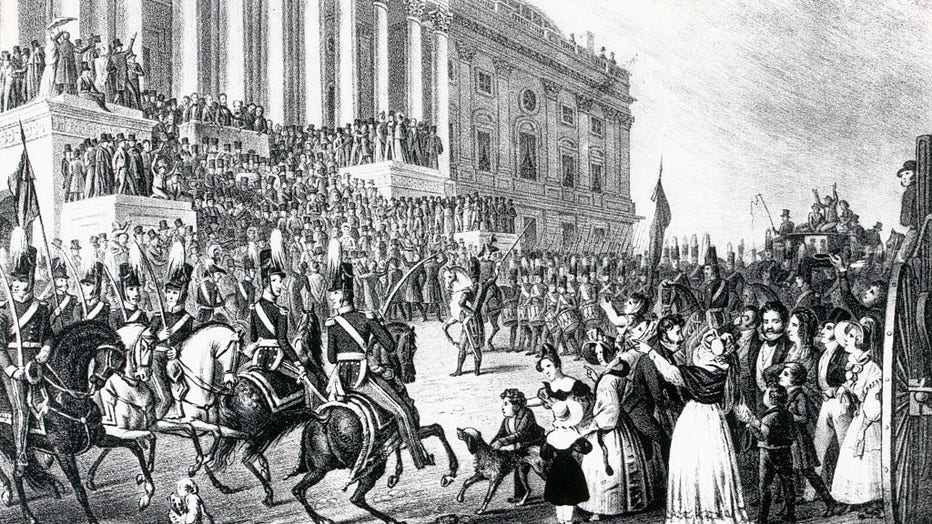 President Harrison'S Inauguration