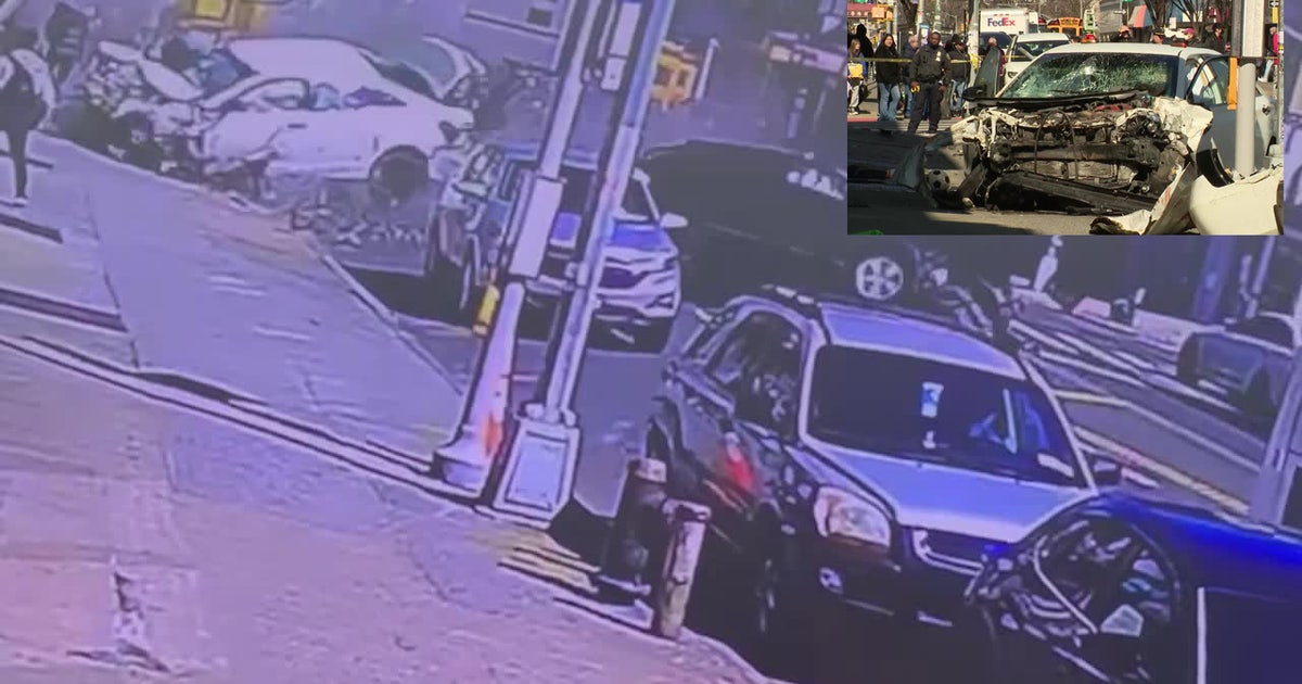 Video shows speeding car run red light before Brooklyn crash that ...