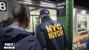 Mayor Adams, NYPD Commish Sewell and MTA Chair Lieber boast of drop in subway crime