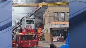 Fire at e-bike shop in Queens