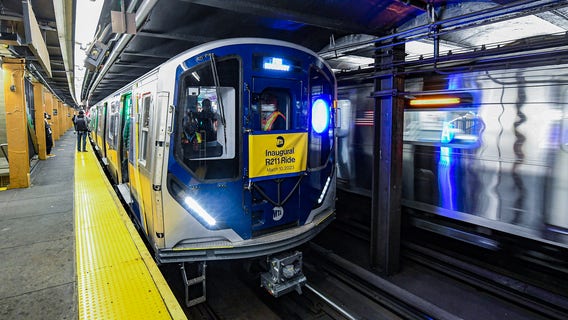 New R211 subway cars hit the tracks for the first time