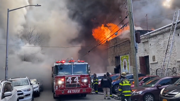 FDNY battling 5-alarm fire in the Bronx