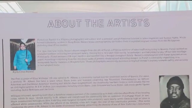 New art exhibit on display inside Terminal 4 at JFK Airport