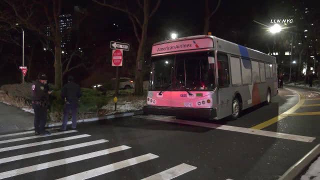American Airlines shuttle bus stolen from JFK Airport, driven across NYC
