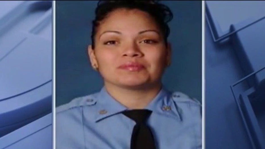 New York City EMT Yadira Arroyo is pictured.