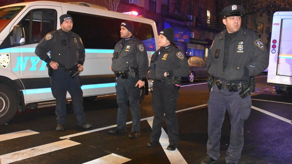 Machete attack during the new year celebrations in New York