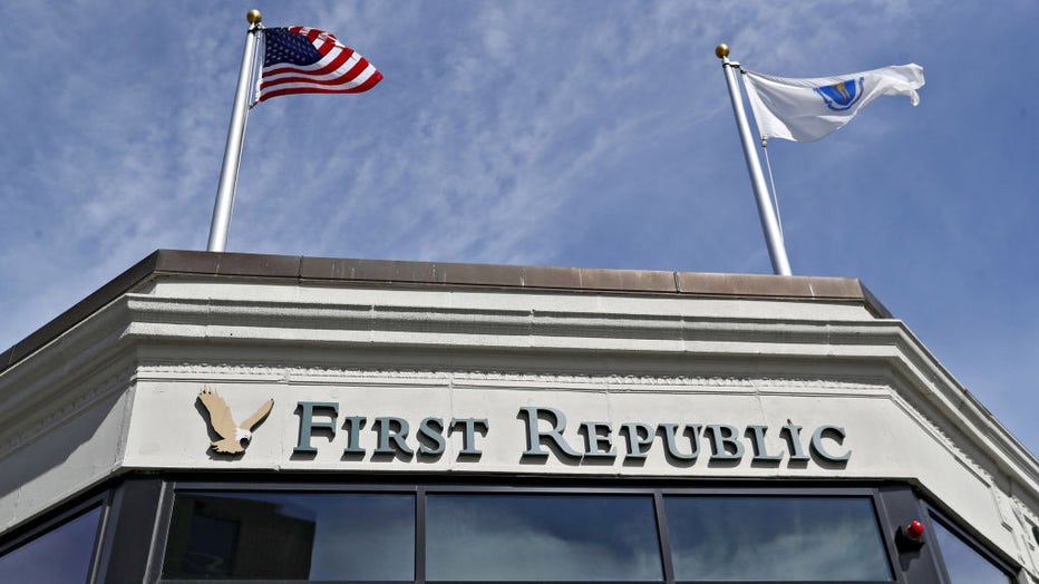 FILE - First Republic Bank in Harvard Square on March 16, 2023, in Cambridge, MA. (Photo by Nancy Lane/MediaNews Group/Boston Herald via Getty Images)