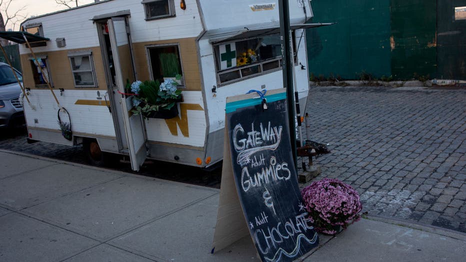 Pop-up marijuana store