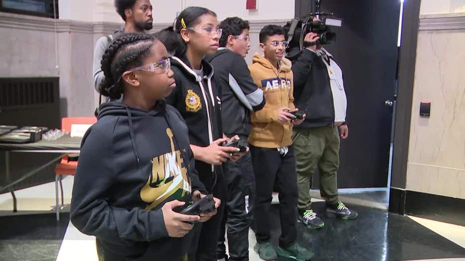 NYPD teaches tech through first-ever drone soccer program