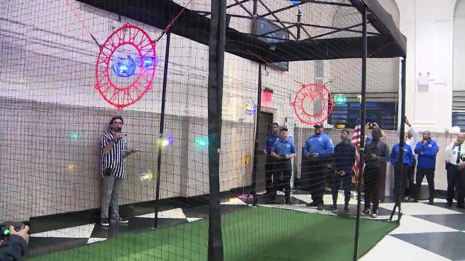 NYPD teaches tech through first-ever drone soccer program