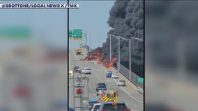 Fatal tanker crash closes parts of I-95 in Connecticut