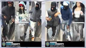 Pair attacked, violently robbed on Midtown subway; 6 suspects sought