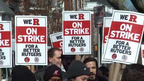 Staff from all 3 Rutgers University campuses on strike