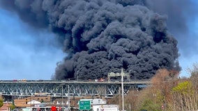 Deadly tanker fire along Connecticut bridge closes I-95