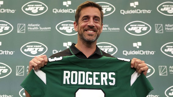 Aaron Rodgers excited about ‘new adventure’ with Jets