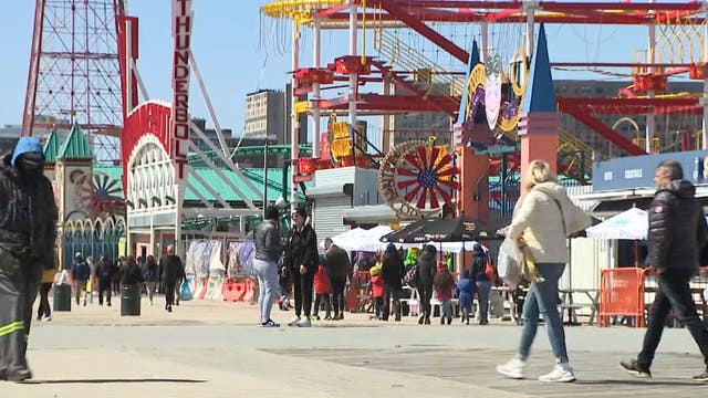 Luna Park in Coney Island opens for spring break, marking its 120th year
