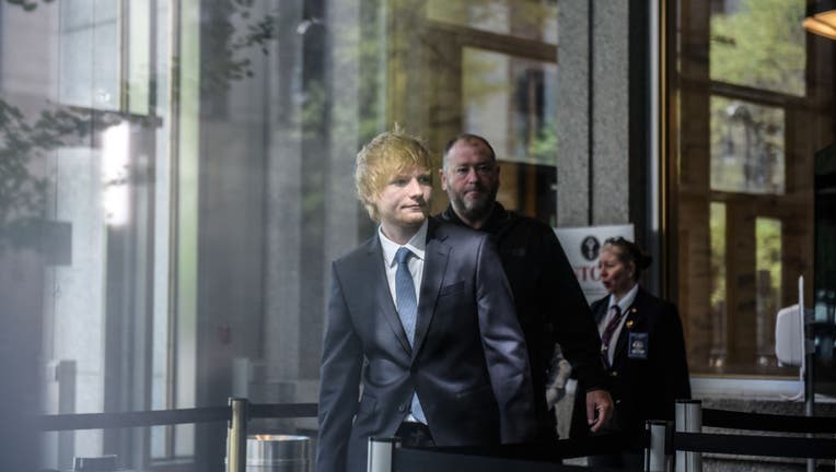 Musician Ed Sheeran Attends Court In New York