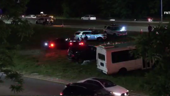 Teenage girl injured falling out of party bus on Cross Island Parkway