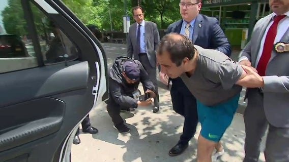 Man arrested for randomly shoving woman head-first into side of NYC subway car