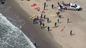 Swimmers rescued at Jersey Shore beach; 1 dead